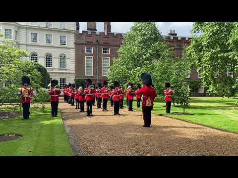 Youtube: Football's Coming Home - The Queen's Guards perform 'Three Lions' at Clarence House