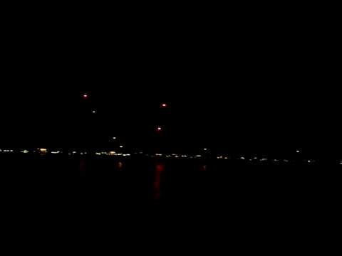 Youtube: Red Flares from Ships signalling end of 08 and start of 09