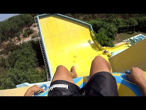 Youtube: Banana Curve Water Slide at Aqualand Antalya 🇹🇷