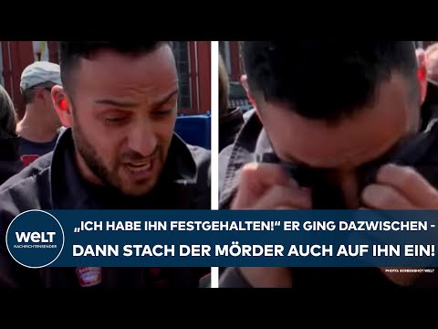 Youtube: MANNHEIM: "Ich habe ihn festgehalten!" Er ging dazwischen -  dann stach der Mörder auch auf ihn ein!