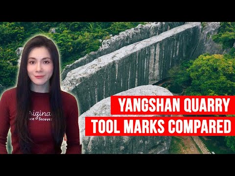 Youtube: Tool Marks on Ancient Yangshan Monument Match Modern Machine Marks