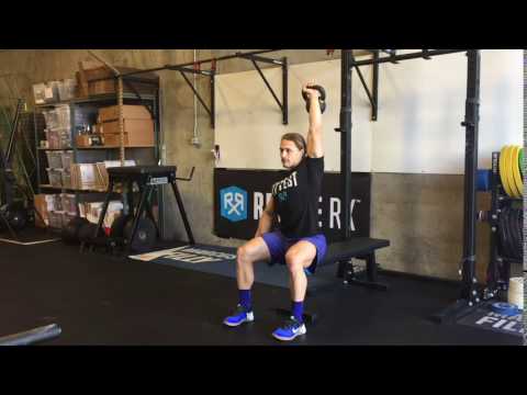 Youtube: Seated Single Arm Kettlebell Press