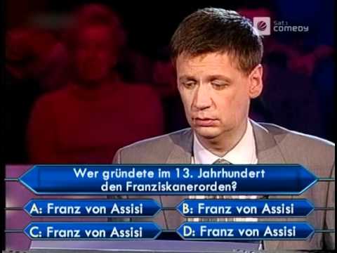 Youtube: WER WIRD MILLIONÄR FÜR DOOFE