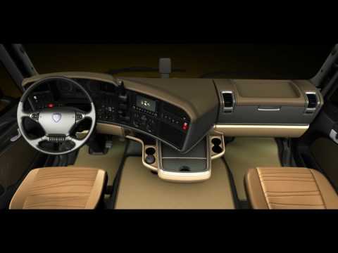 Youtube: The new Scania R-series, Living in the cab