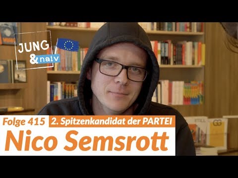 Youtube: Nico Semsrott (Die PARTEI) über seine Politik - Jung & Naiv: Folge 415