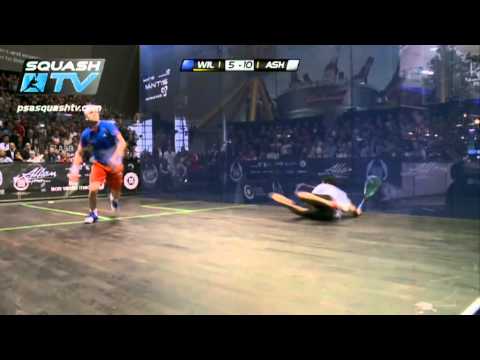 Youtube: Squash : James Wilstrop v Ramy Ashour : PSA British Squash Open 2012 Semi-Final Roundup