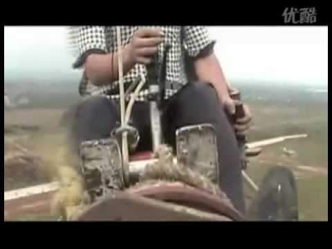 Youtube: Gyrocopter DIY by chinese farmer 农民自制旋翼机