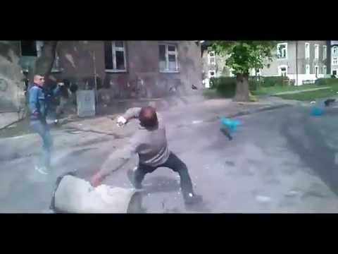 Youtube: Exploding Trash Can *Funny Crazy*