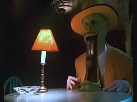 Youtube: Jim Carrey, Die Maske - Mund klappt auf