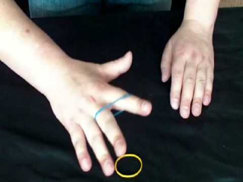 Youtube: Zaubertricks mit Erklärung - Gummiband Trick 2