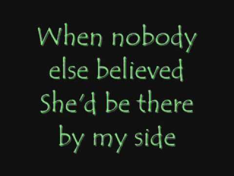 Youtube: When She Cries (lyrics) - Restless Heart