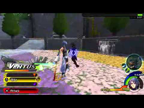 Youtube: Kingdom Hearts Birth by Sleep USA Aqua VS. Vanitas (1st) + cutscences