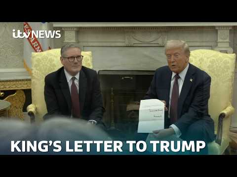 Youtube: Trump reacts to letter from King Charles inviting him to UK | ITV News