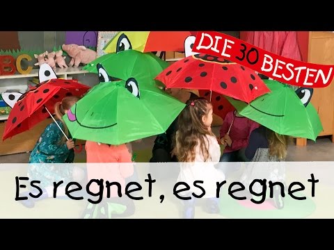 Youtube: 👩🏼 Es regnet, es regnet - Singen, Tanzen und Bewegen || Kinderlieder