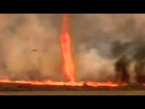 Youtube: Fire tornado hits Brazil