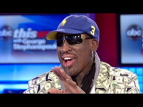 Youtube: Dennis Rodman 'This Week' Interview: NBA Basketball Star Discusses Kim Jong Un, North Korea Visit