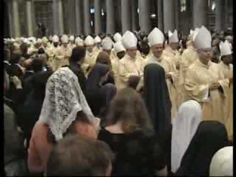 Youtube: Christus vincit! Christus regnat! Christus imperat! (part 1) THE HOLY FATHER BENEDICT XVI