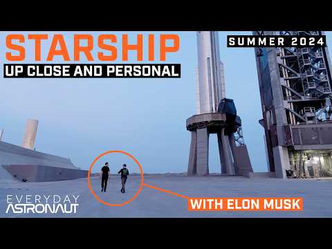 Youtube: Join Elon Musk on a tour of Starship just before it launches! (w/ post launch interview)