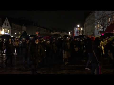 Youtube: Corona-Demo in Bayreuth am 21. Februar 2022