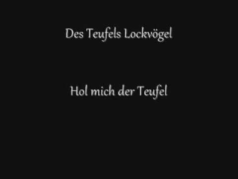 Youtube: Des Teufels Lockvögel - Hol mich der Teufel