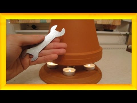 Youtube: Teelichtofen Lampe selbst bauen, 50 °C + mit DIY Selbstversorger - Candle Heater - Blackout