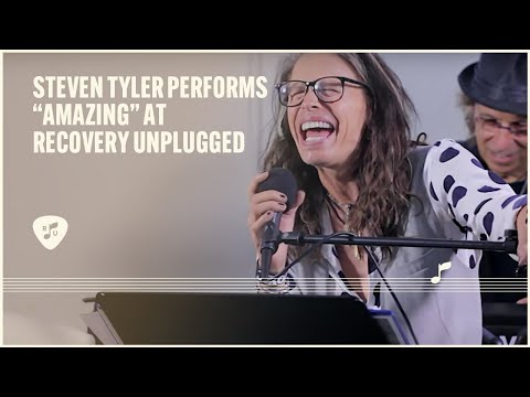 Youtube: Steven Tyler performs "Amazing" at Recovery Unplugged Behavioral Health