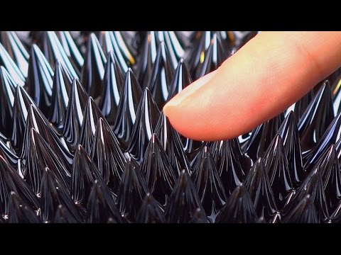 Youtube: Monster magnet meets magnetic fluid...