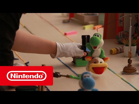 Youtube: Poochy & Yoshi's Woolly World - Animated shorts: Behind the scenes