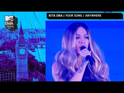 Youtube: Rita Ora Performs 'Your Song' & 'Anywhere' Medley | MTV EMAs 2017 | Live Performance | MTV Music