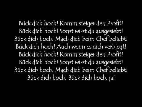 Youtube: Deichkind - Bück Dich Hoch Lyrics