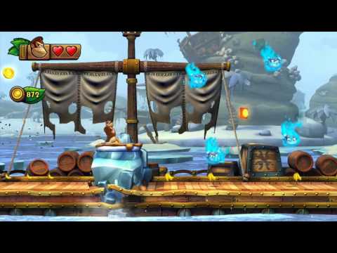 Youtube: Donkey Kong Country Tropical Freeze - 6-2 - Verschollen im Eis