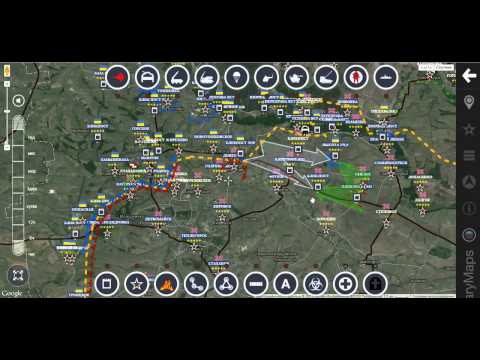 Youtube: Ukraine   Battlefield Map Overview 15 01 2015   Deutsche Untertitel