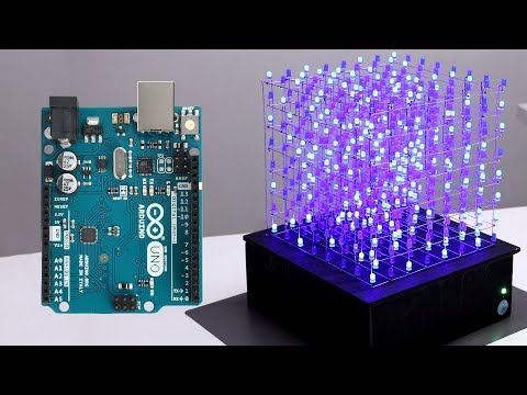 Youtube: 8x8x8 LED CUBE WITH ARDUINO UNO