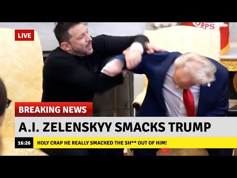 Youtube: Surreal Trump vs. Zelensky MELTDOWN (A.I. Video)