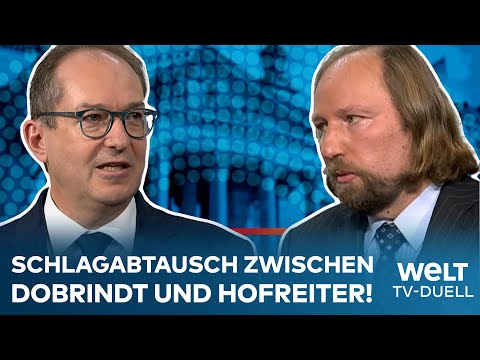 Youtube: TV DUELL: Bundestag-Mehrheit für Migrationsplan von Merz! Dobrindt und Hofreiter im Schlagabtausch