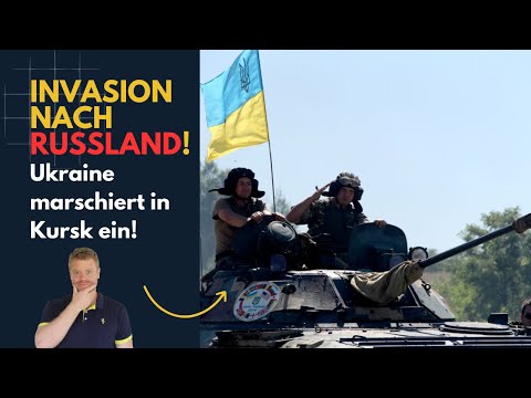 Youtube: Invasion nach Russland: Ukrainische Truppen überqueren Grenze in Kursk!