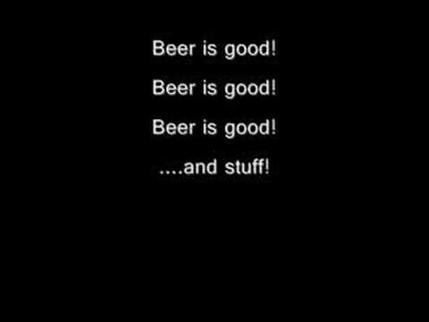 Youtube: BEER!-Pshycostick with lyrics