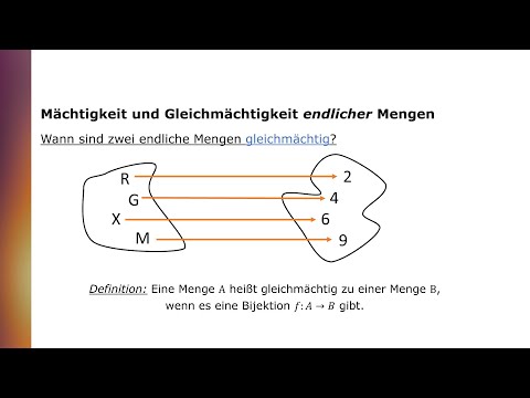 Youtube: Zur Mächtigkeit unendlicher Mengen I: abzählbar unendlich