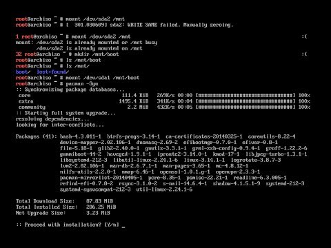 Youtube: Arch Linux - Installation (Deutsch / German)