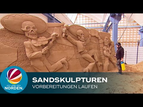 Youtube: Sandskulpturen-Festival in Travemünde: Vorbereitungen laufen auf Hochtouren