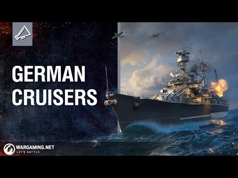 Youtube: German Cruisers: Tech-Tree Revealed