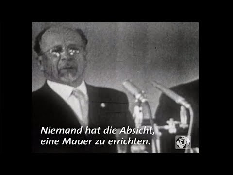 Youtube: Historische Fakes: "Niemand hat die Absicht, eine Mauer zu errichten"