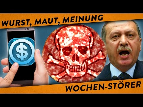 Youtube: Giftige Wurst, Internet-Maut und Meinungsfreiheit I WochenStörer