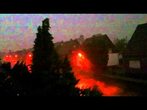 Youtube: Gewitter 9.6.2014 Duisburg