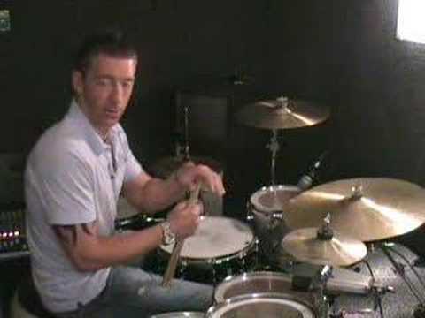 Youtube: DRUM LESSONS Paradiddle-diddle around the kit