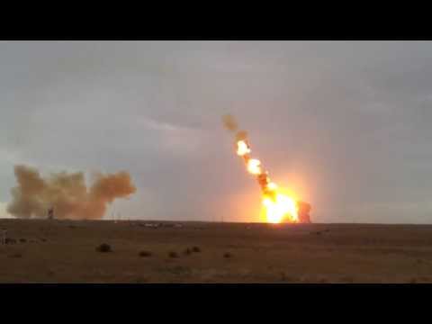 Youtube: Crash rocket "Proton-M" with 3 Glonass spacecraft / Аварийный пуск "Протон-М" 02.07.2013