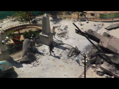 Youtube: Shia Labeouf walking in circles on the set of Transformers 3