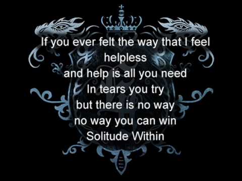 Youtube: Evergrey - Solitude within with lyrics