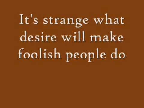 Youtube: Chris Isaak - Wicked Game Lyrics