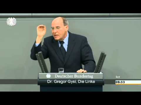 Youtube: Gregor Gysi, DIE LINKE: Ukraine - Es gibt nur den Weg der Diplomatie